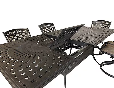 7-piece Outdoor Dining Set Patio Cast Aluminum Weather Resistant Furniture • $3095