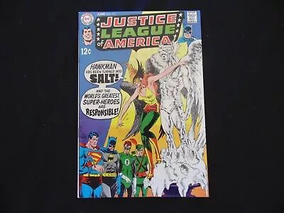 Justice League Of America 72  (B7) Fine Grade 1969 • $19.95