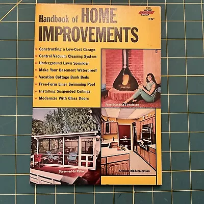 Vintage 1965 Handbook Of HOME IMPROVEMENTS From Fawcett Do It Yourself Guide • $16