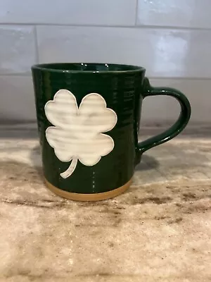 Gorgeous I LOVE It Green SHAMROCK Four Leaf Clover Irish Ceramic Mug • $14.95