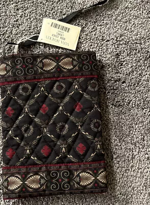 Vintage Vera Bradley Mocha Brown & Black Book Cover Rare Retired 5  X 7  • $18