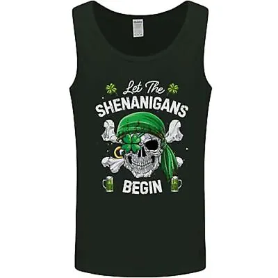 $14.79 • Buy St Patricks Day Let The Shenanigans Begin Mens Vest Tank Top