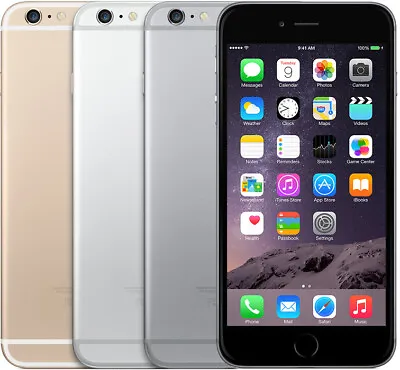 Apple IPhone 6 Plus Unlocked 16GB 64GB 128GB AT&T T-Mobile Verizon Smartphone • $59.99