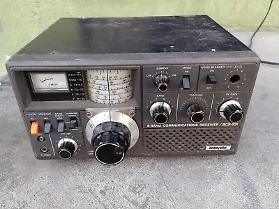 Lafayette BCR-101 Black 12 Watts 6 Band Ham Radio Receiver PARTS/REPAIR  • $125