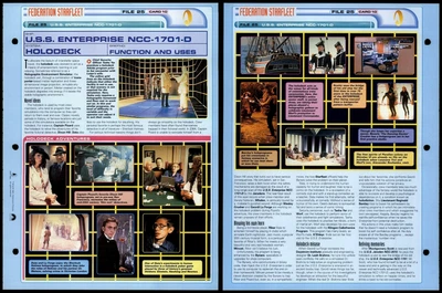 £1.49 • Buy Holodeck #10 - USS Enterprise NCC-1701-D - Star Trek Fact File Page
