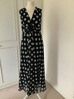 Wallis Polka Dot Long Dress • £10