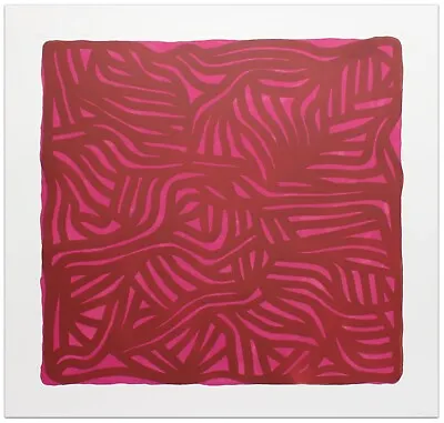 SOL LEWITT 'Untitled (Purple)' 2005 SIGNED Lithograph Print. Edition 30 • $3500