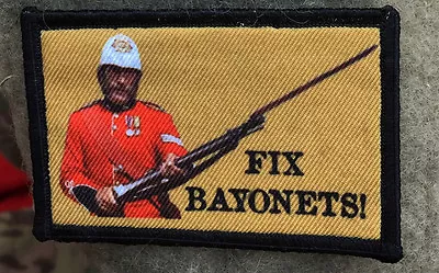 Martini Henry Fix Bayonets Morale Patch Tactical Military Army Badge Hook Flag • $8.49