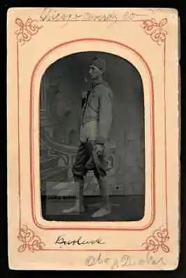 $428.96 • Buy Rare Antique Tintype Photo ID'd Burlesque Clown / Actor - Chicago Comedy Company