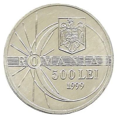 500 Lei Romania Eclipse Coin Limited Edition 1999 Aluminum • $9