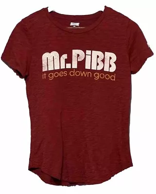 Talegate Women Mr Pibb Tshirt (size Small) Maroon • $8.99