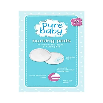 Pack 36 Disposable Nursing Breast Breastfeeding Maternity Absorbent Thin Pads • £5.92
