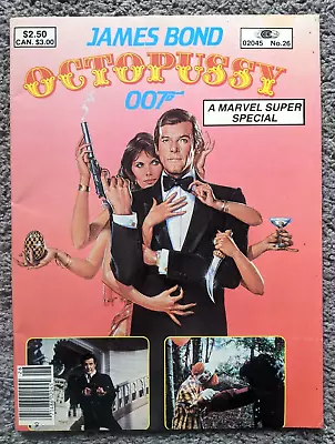 Vtg 1983 Marvel Super Special #26 James Bond 007 Octopussy Comic Book Vg • $13.31