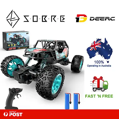 DEERC DE70 Remote Control Car 1:22 Scale 2.4G RC Monster Truck W/ Metal Shell • $59.95