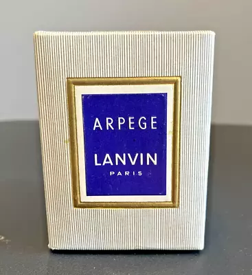 Unopened Arpege Lanvin Perfume Extrait Paris No 869 New Old Stock Vintage • $31