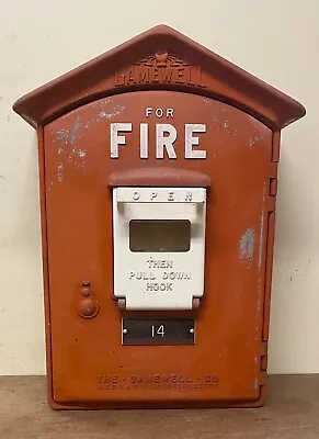 Nice Vintage Gamewell Fire Alarm Box. • $399