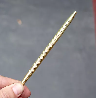 Vintage 1970s Montblanc Noblesse Germany Oblique Slimline Pencil Gold Plated • $115