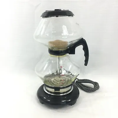 $80 • Buy Vintage General Electric Vacuum Siphon Coffee Brewer Model 119P5 D8U D8L Pots 