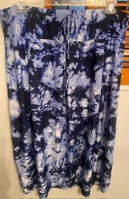 Metro Wear Floral Long Skirt Plus Size 3X Multi Colored • $6