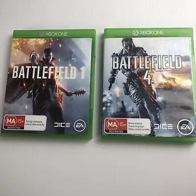 Battlefield 1 + 4 Game Bundle XBOX ONE FREE POSTAGE • $22.92