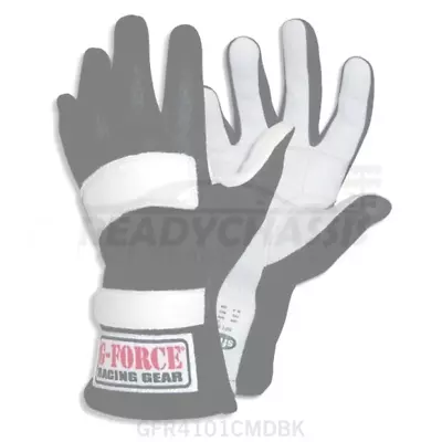 Fits G-Force GF5 Racing Gloves Child Medium Black 4101CMDBK • $76.16