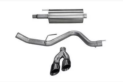 Corsa 3  Sport Exhaust System SSE 4  Black Tips For F-150 15-20 5.0L Coyote • $1639.99