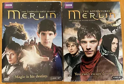 Merlin The Complete First And Second Seasons Dvd Brand New Sealed • $24.99