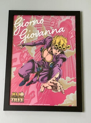 $60 • Buy JoJo's Bizarre Adventure Jojo Araki Poster Framed Clear File Giorno Giovanna