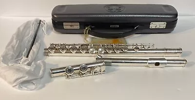 Yamaha Advantage 200AD Silverplated Flute With Original Hard Case & Stand • $325