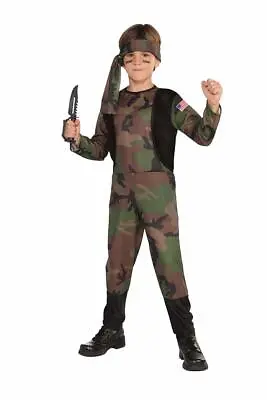 Army Soldier Costume Child Male Large • $16.19