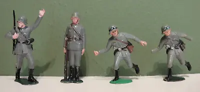 Marx - Painted - WWII German Army Men - Lot Of 4 - Invasion Day Warriors World • $19.99