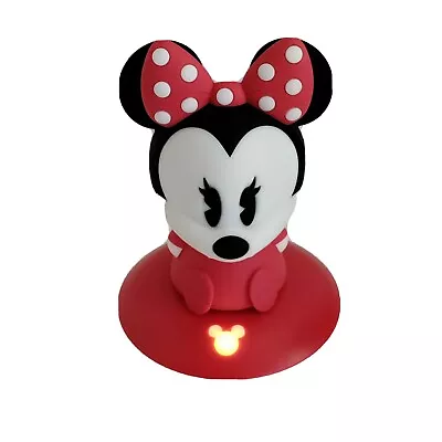 Disney Minnie Mouse Nightlight Kids Safe Bedside On Dock Induction Charging • $39.98