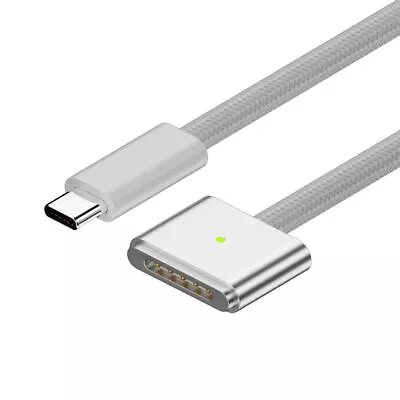 Charger Cord Converter Magnetic USB Type C To Magsafe 3 For MacBook Air/Pro • £10.38