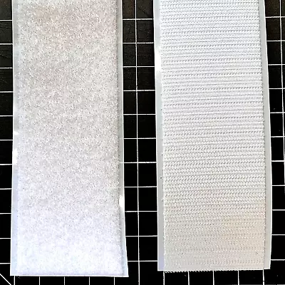 Velcro® Brand TEXACRO® 2” X 1 YARD Self-Adhesive Hook And Loop Set - WHITE • $14.95