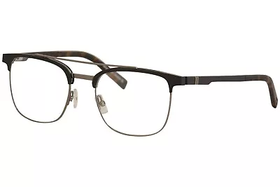 New Morel OGA 10099O NG04 Square Matte Black/Silver Eyeglasses Authentic • $134
