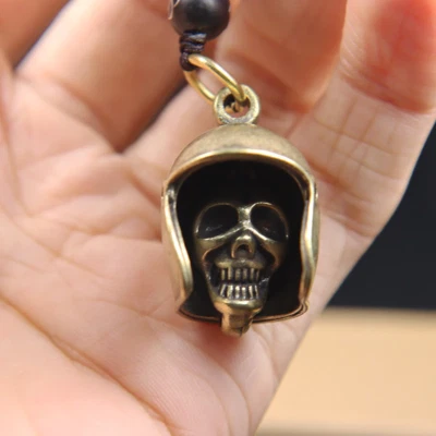 $33.99 • Buy AUS SUPPLY Harley Davidson SKULL GUARDIAN BELL For Motor Cycle & Protect Rider