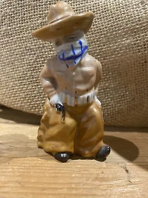 Vintage Cowboy Only Japan Salt Or Pepper Shaker  Hand Painted RARE! • $19.99