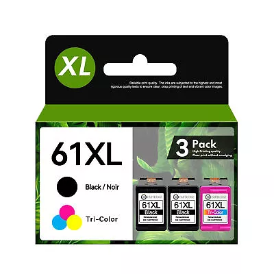 61XL Ink Cartridge Replacement For HP 61XL ENVY 4502 4504 4500 4501 Printer Lot • $21.95