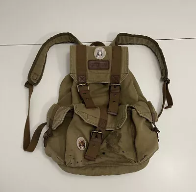 $26.99 • Buy Gootium Specially High Density Backpack Thick Canvas Brown Rucksack Vintage