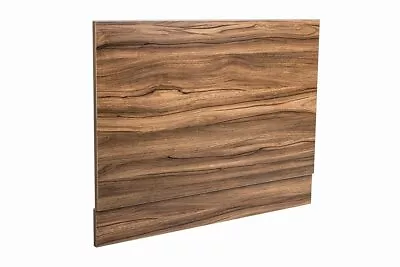 Modern 750mm Bathroom Walnut Effect Wood Bath End Panel • £26.97