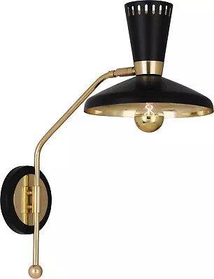 Robert Abbey RA567 One Light Wall Swinger Vortex Modern Brass • $198