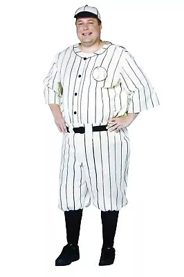 Mens Plus Size Old Tyme Baseball Player Costume • $56.95