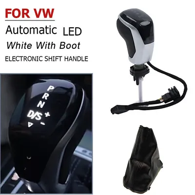 $78 • Buy LED Gear Shift Knob With Boot For VW Golf MK6 MK7 Passat B7/8 CC GTI Jetta R20