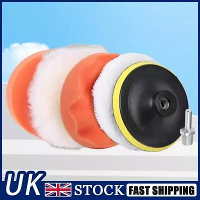 5 Inch Car Buffing Pads Sponge Foam Kit Polishing Buffer Pad Drill Car Polisher • £7.21