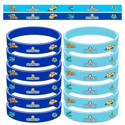 12PC Octonauts Wristbands Bracelets Birthday Party Favours Lolly Bag Filler • $14.99
