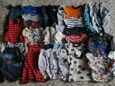 Large Bundle Of Baby Boys Clothes - Newborn - Next Mothercare Matalan Etc • $31.57