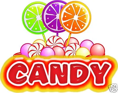 Candy Decal 14  Concession Restaurant Food Truck Cart Trailer Shop Vinyl Sticker • $14.95