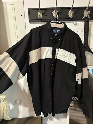 Wrangler Western Shirt Vintage Xlarge Black • $30