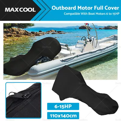 Outboard Motor Full Cover Waterproof Dustproof Boat & Engine Rain Protection • $25.99