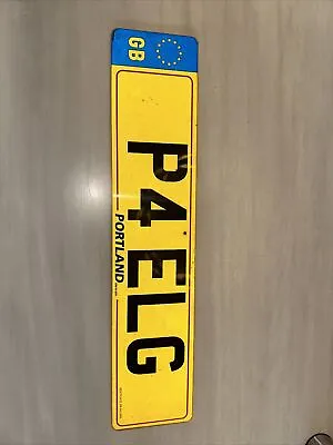 UK BRITISH License Plate GB Band Personalized BESTPLATE 5 Digit Pre-Brexit • $41.99